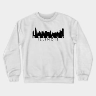 Chicago Illinois Chicago Skyline Crewneck Sweatshirt